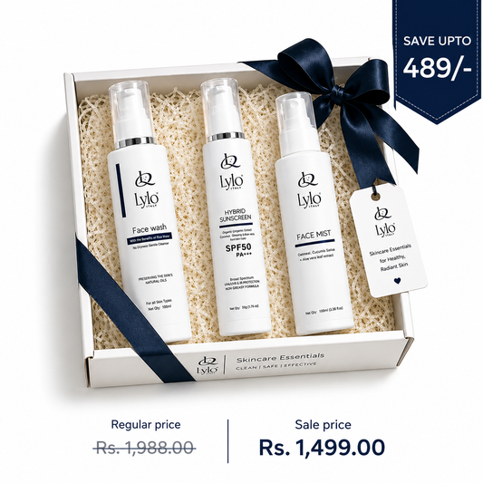 Oily Skin Essentials Combo - Face Mist + Face Wash&nbsp;+ Hybrid Sunscreen SPF 50 PA+++