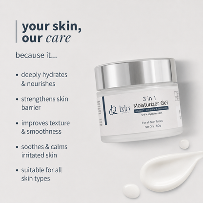 3 in 1 Moisturizer Gel